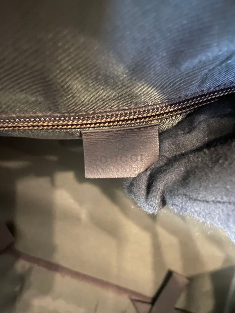 極稀少 GUCCI ボストンバッグ　GG スプリーム　レザー　PVC 大容量