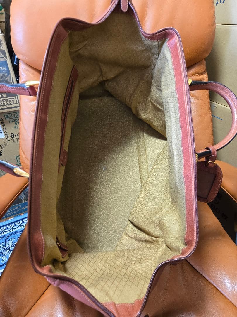 【希少！】GUCCI　グッチ　オールレザー　2wayボストンバッグ　旅行鞄　大型