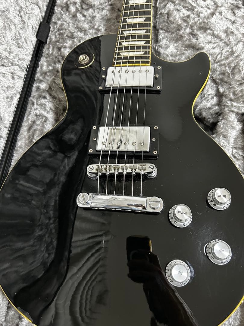 【早い者勝ち値下げ】Epiphone レスポール極上品　指板ブラック化