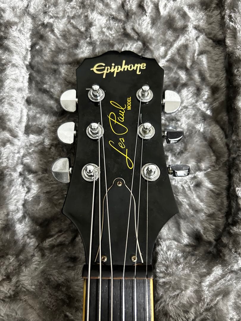 【早い者勝ち値下げ】Epiphone レスポール極上品　指板ブラック化
