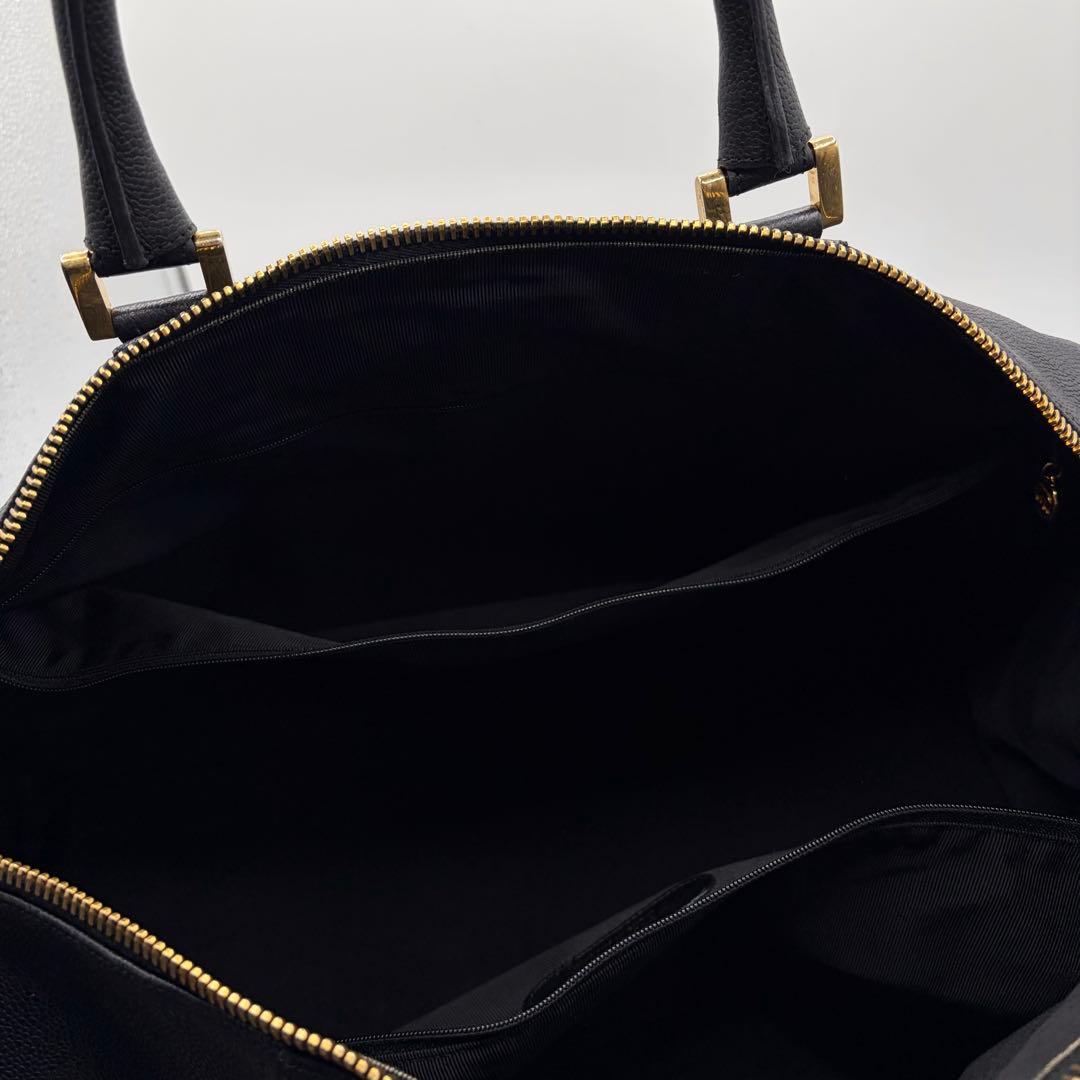 CHANEL シャネル ボストンバッグ キャビアスキン ココマーク ショルダー紐