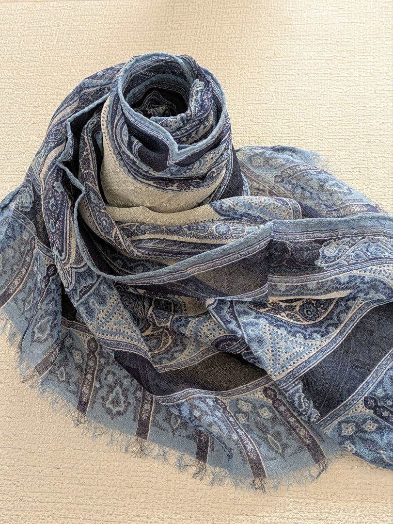 ETRO ペイズリー柄 シルクストール