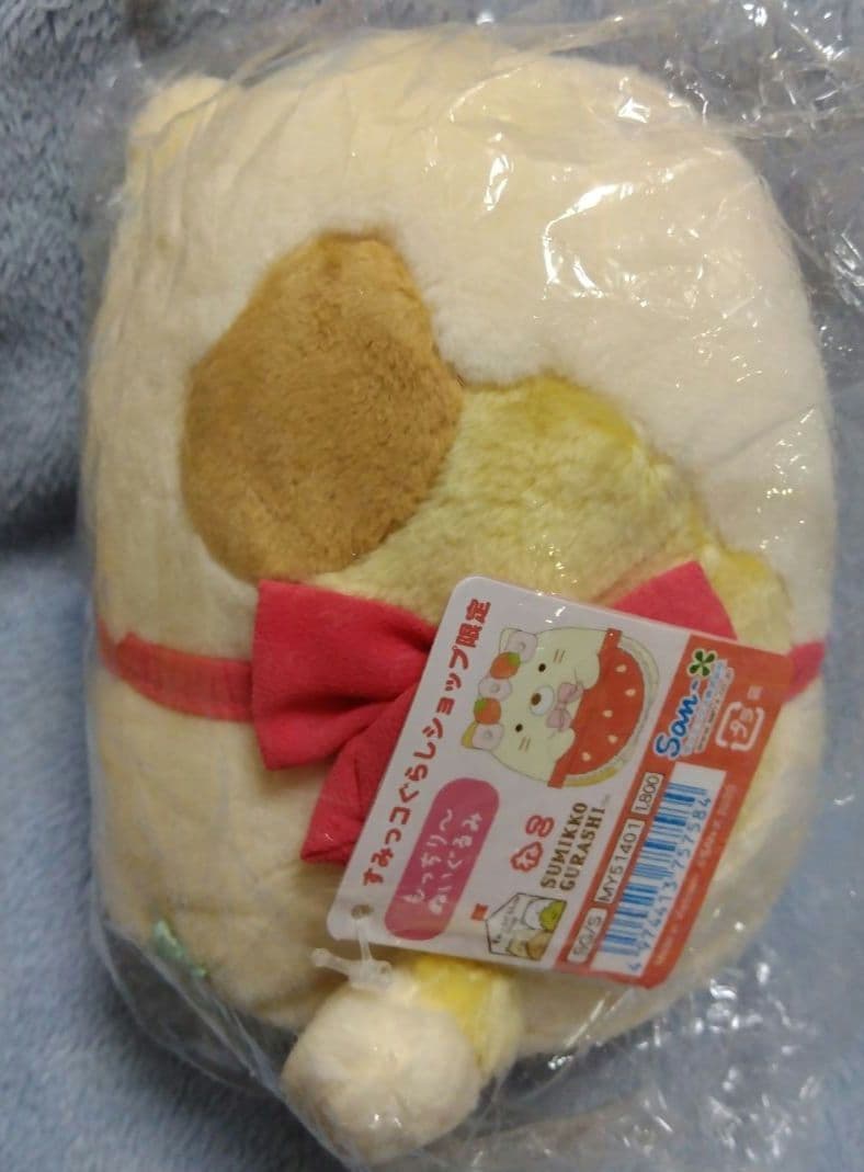 すみっコぐらし　ねこ　もっちり〜ぬいぐるみ☆喫茶すみっコでいちごフェア　限定