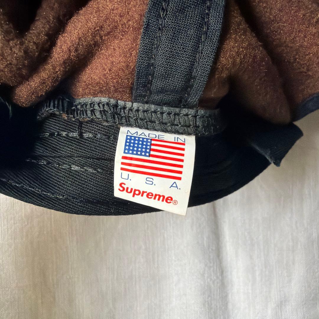 Supreme　POLARTEC　S Logo　6-Panel　ブラウン