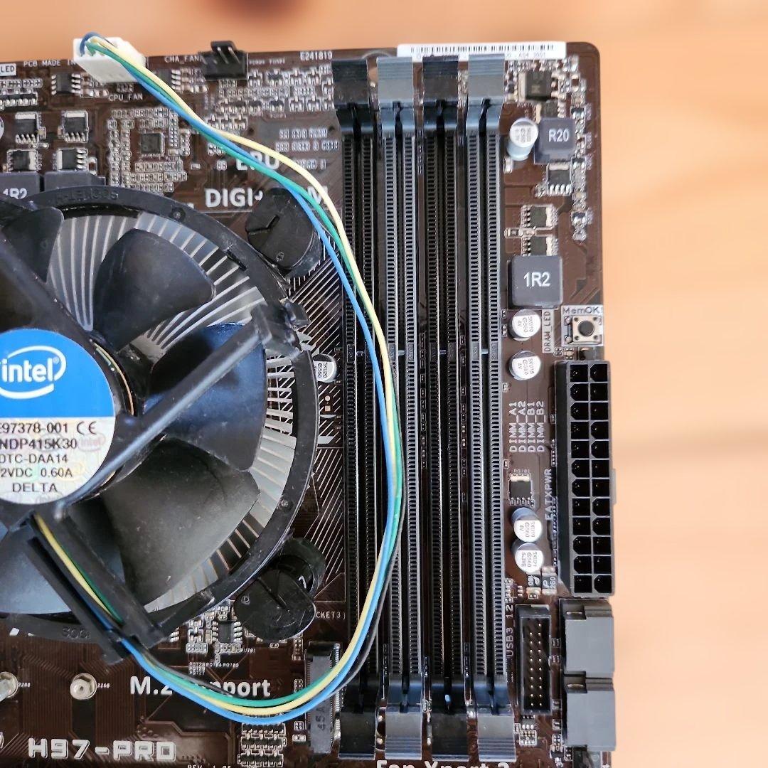 マザーボード ASUS H97-PRO + Intel Core i5-4690K