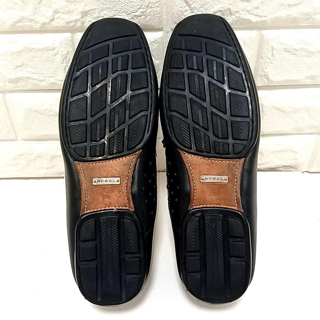 Taka【美品】REGAL　リーガル　レザードライビングシューズモカシン黒