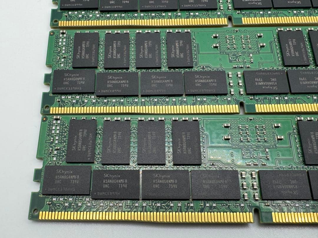 ②SK hynix DDR4 32GB4枚 PC4-2400T-RB1-11