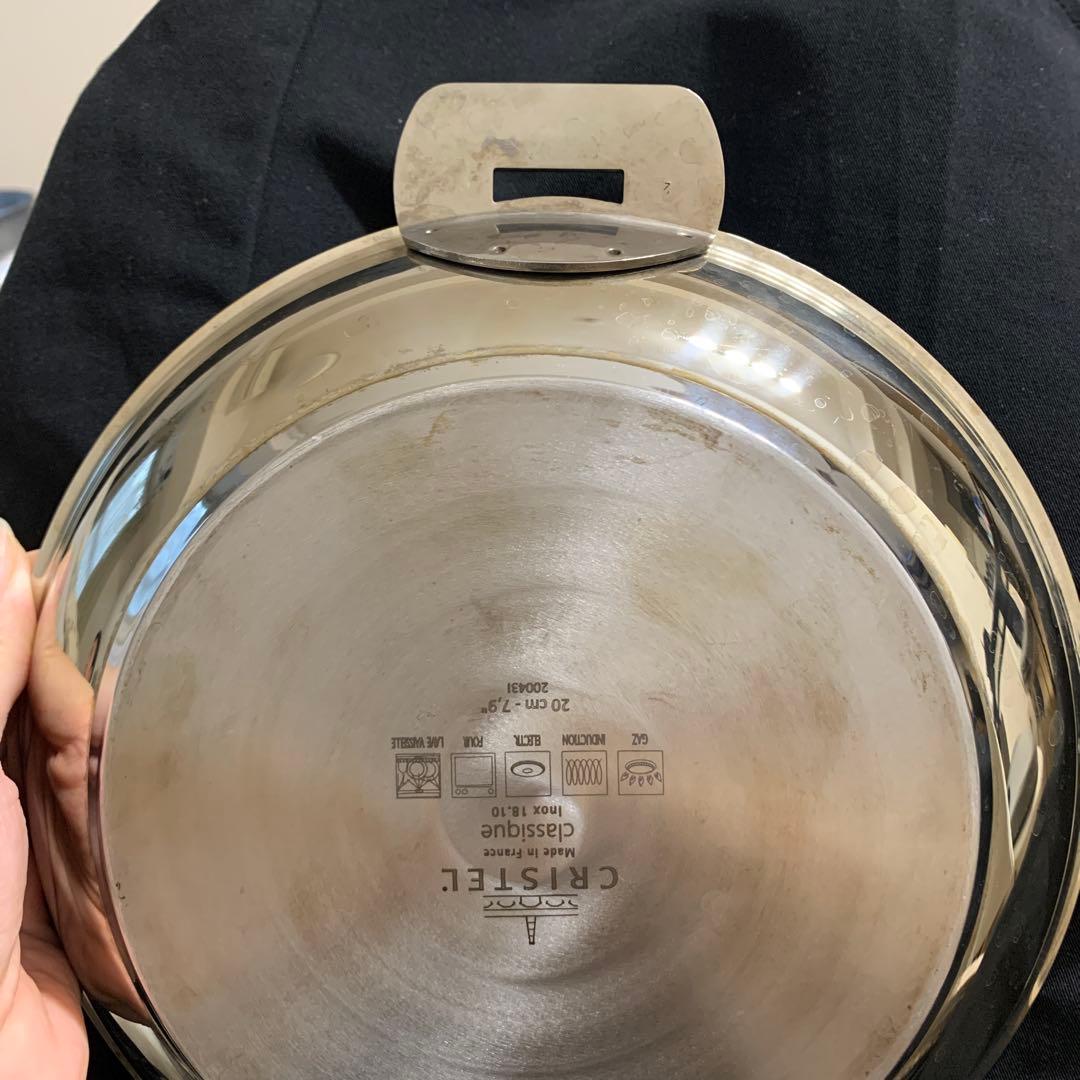 CRISTEL Classique ステンレスフライパン 20cm