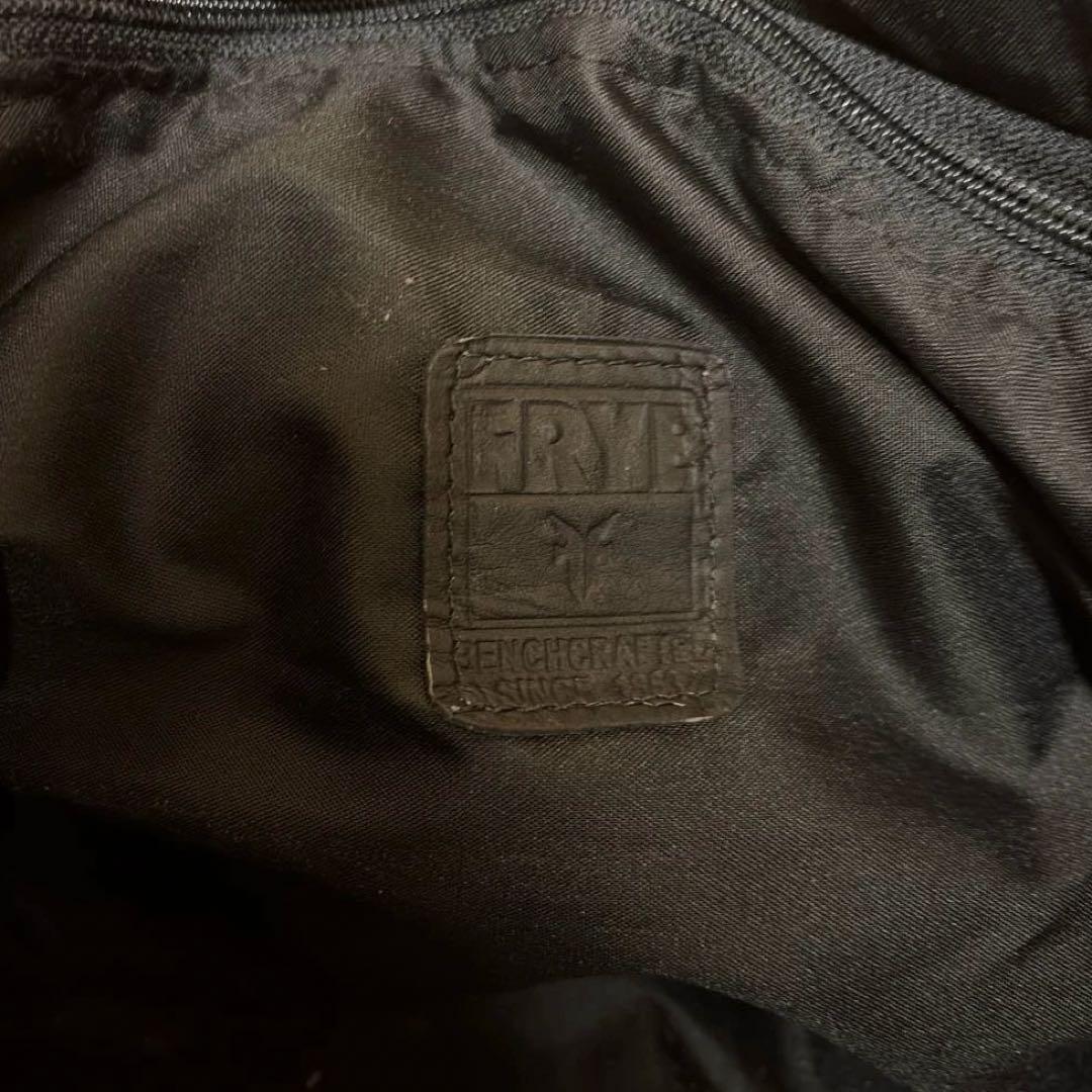 ブラウンレザー ダッフルバッグ　　フライ　FRYE 旅行　ボストンバック　牛革