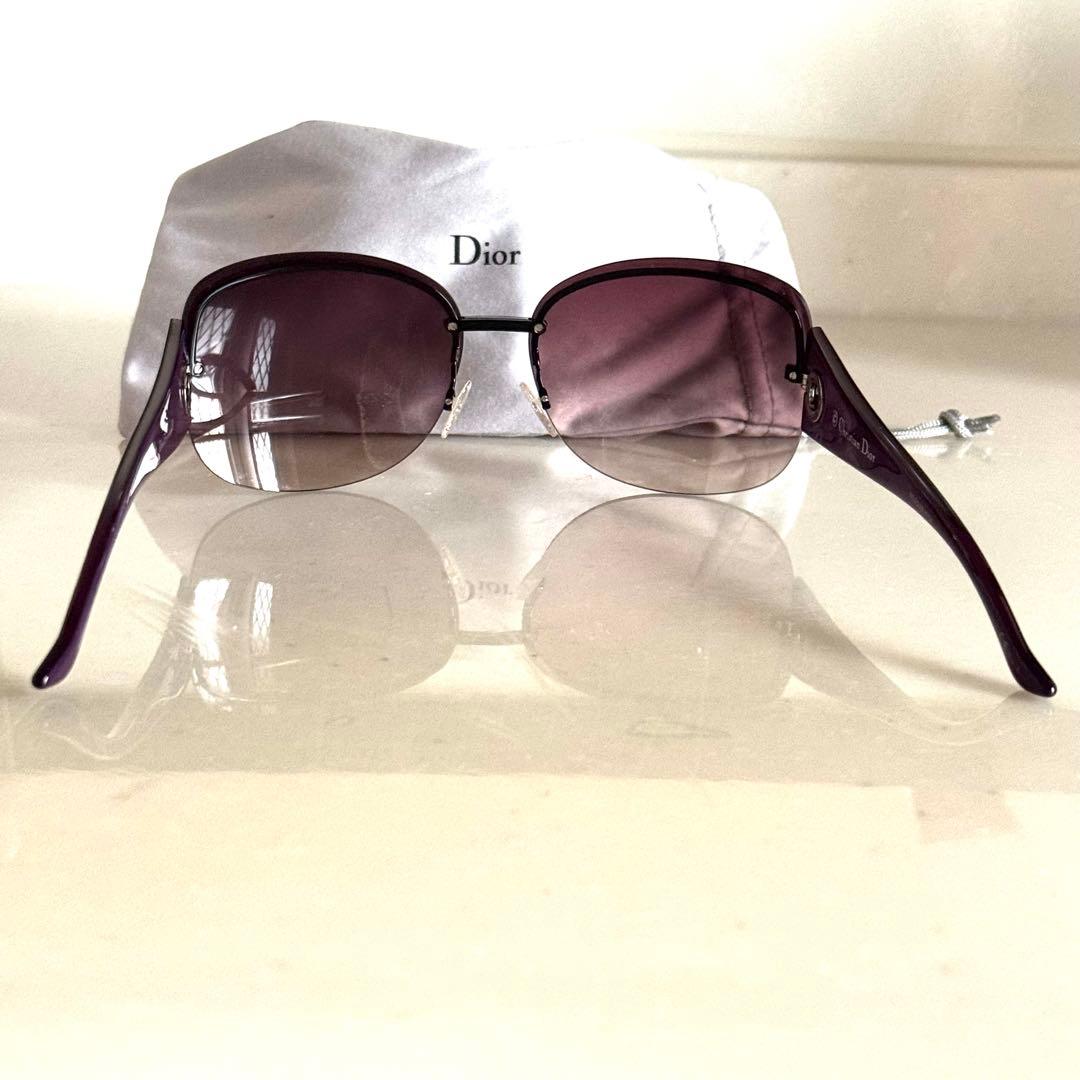 Christian Dior クリスチャンディオール サングラス パープル 美品