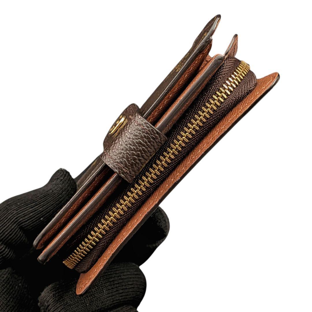 【美品】 ルイヴィトン モノグラム コンパクトジップ 二つ折り財布
