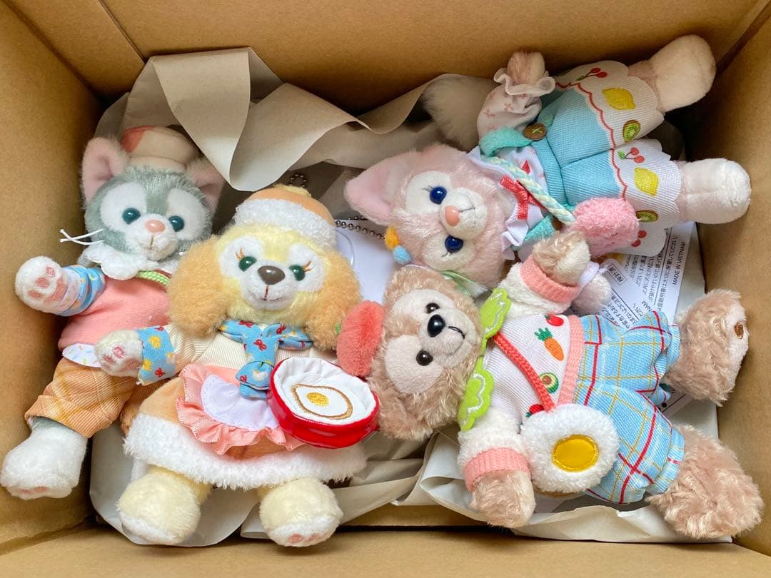 [値下げ] 東京ディズニーシー ワンダフルキッチン ぬいぐるみバッジ セット
