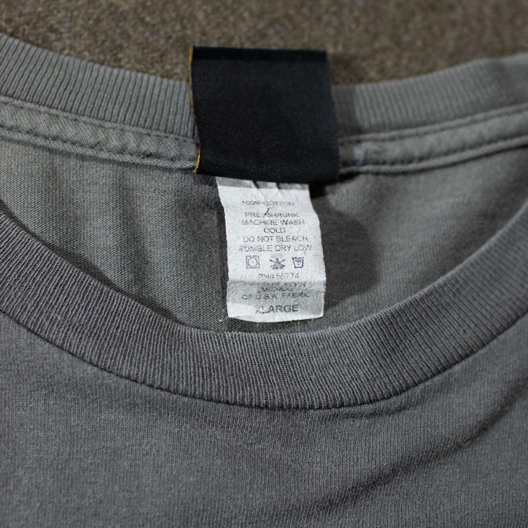 90s thrasher tシャツ　サンフェード　グレー　スラッシャー