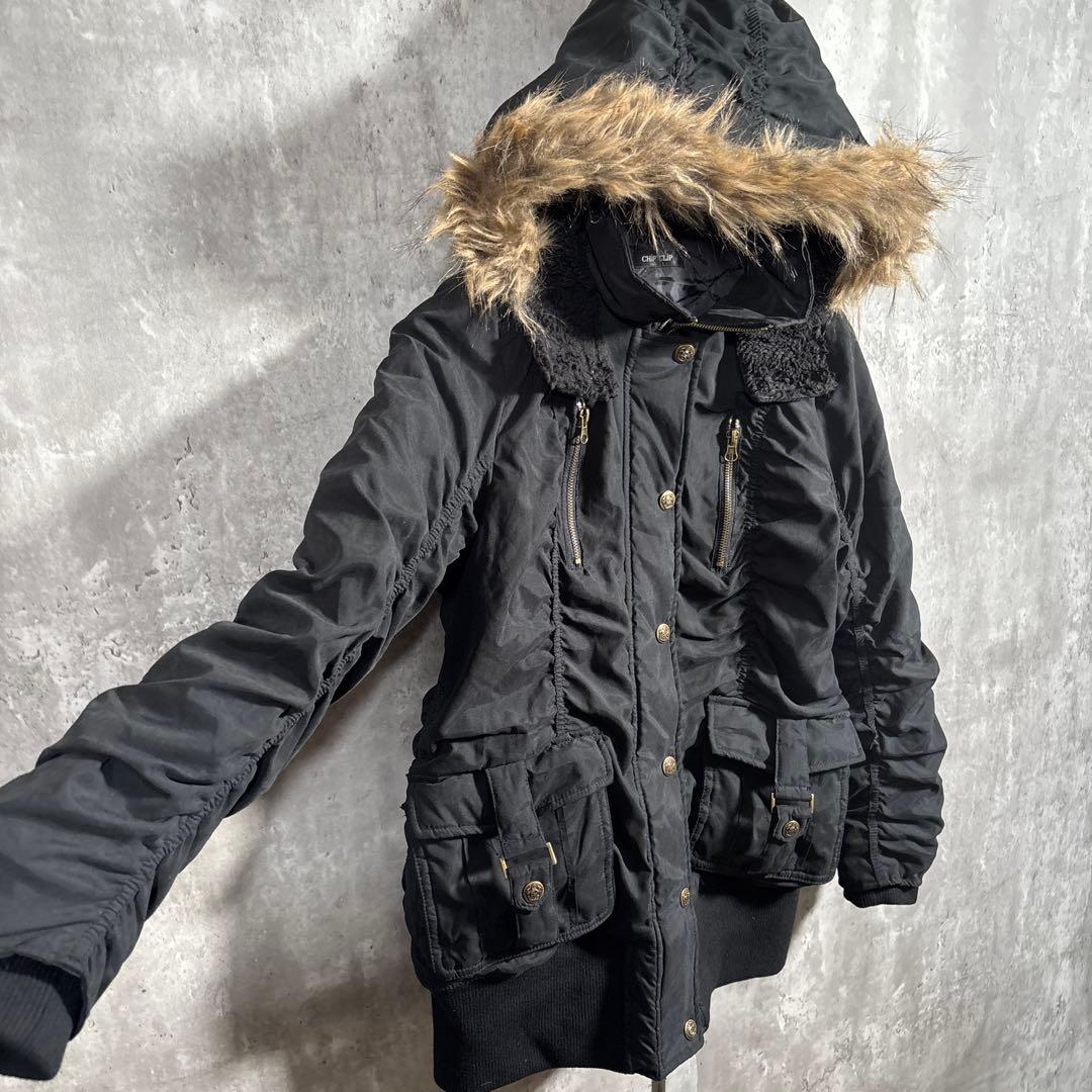 【00s_Archive】FurシャーリングModsCoat平成ギャルopium