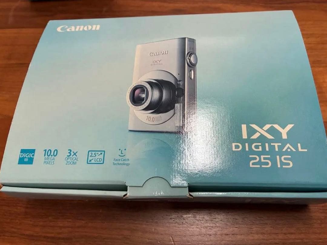 Canon IXY DIGITAL 25 IS シルバー　箱　未使用付属品付き