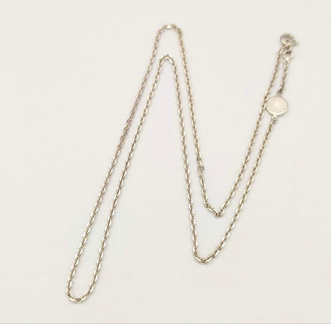 HERMES エルメス セリエ チェーン ネックレスSILVER シルバー 50