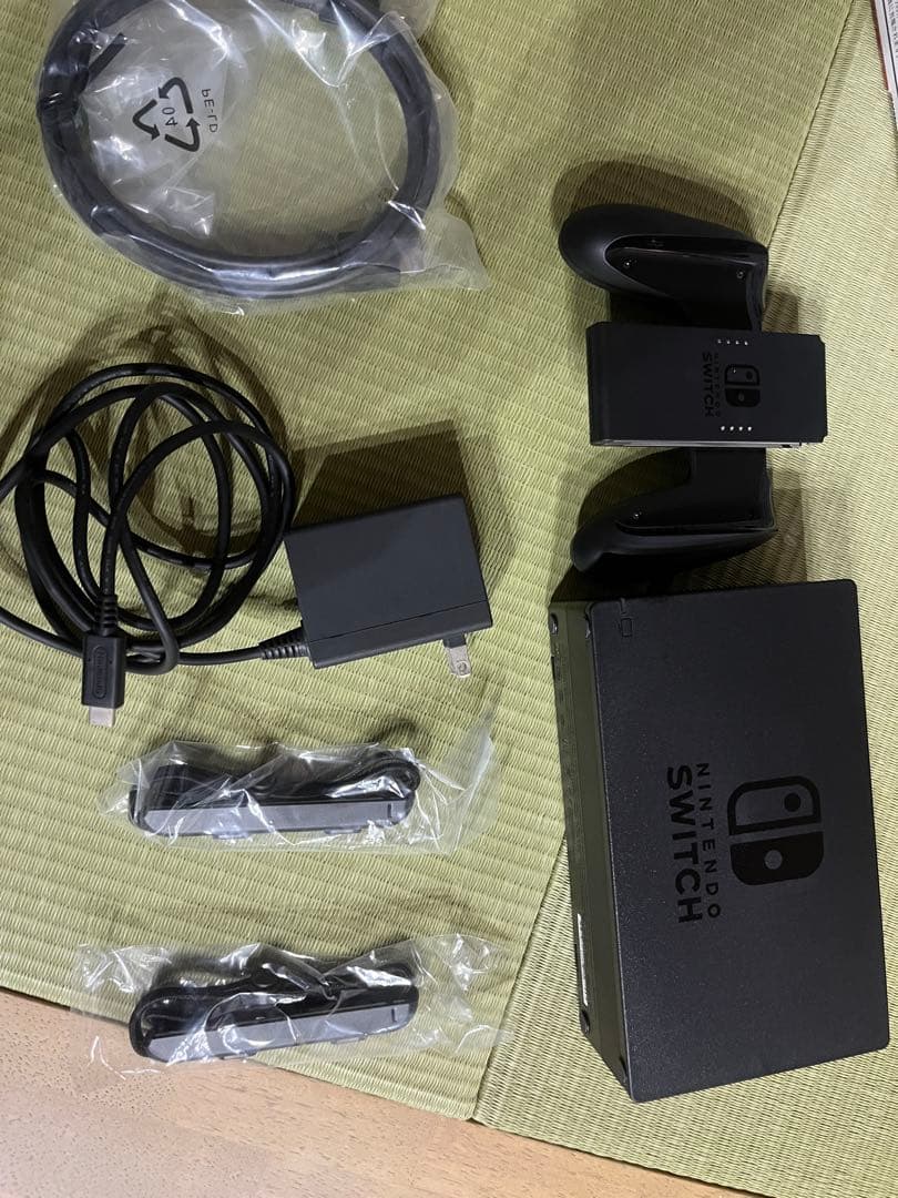 Nintendo Switch 本体 グレー モンハン カセット付き