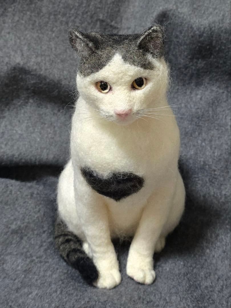 うちの子風羊毛フェルト猫 みぃ様オーダー