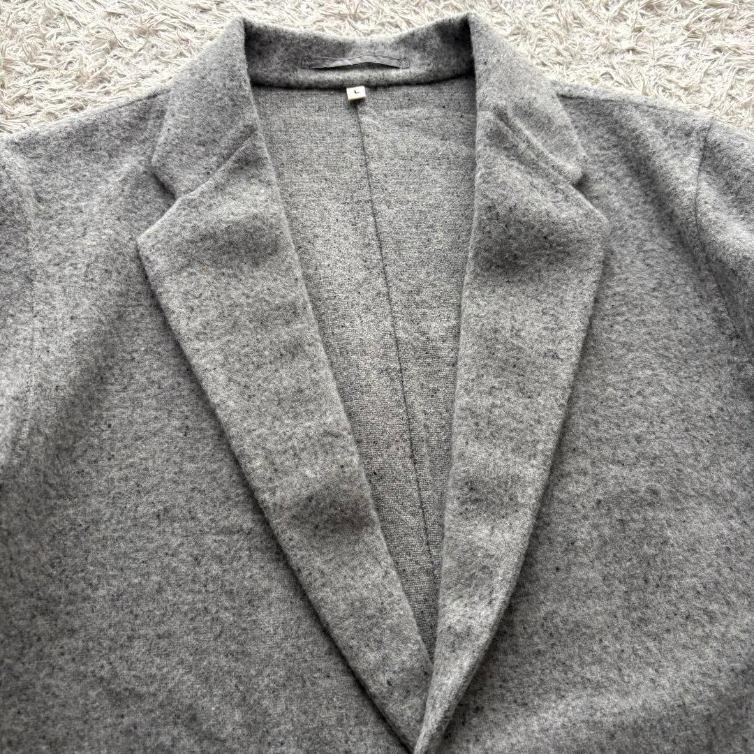 ★カシミヤ混 Lサイズ★ 無印良品 MUJI Labo テーラード ジャケット