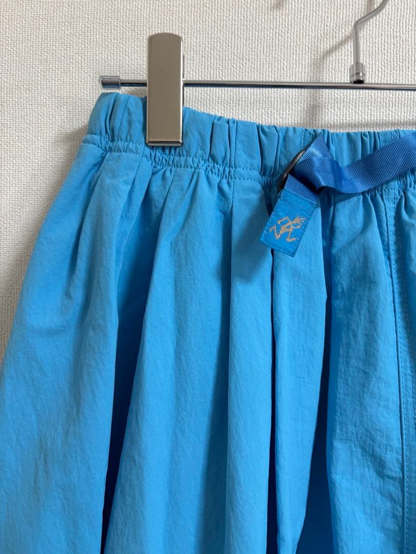 新品タグ付】グラミチ×BEAMS 別注 ロングスカート F ブルー 完売色
