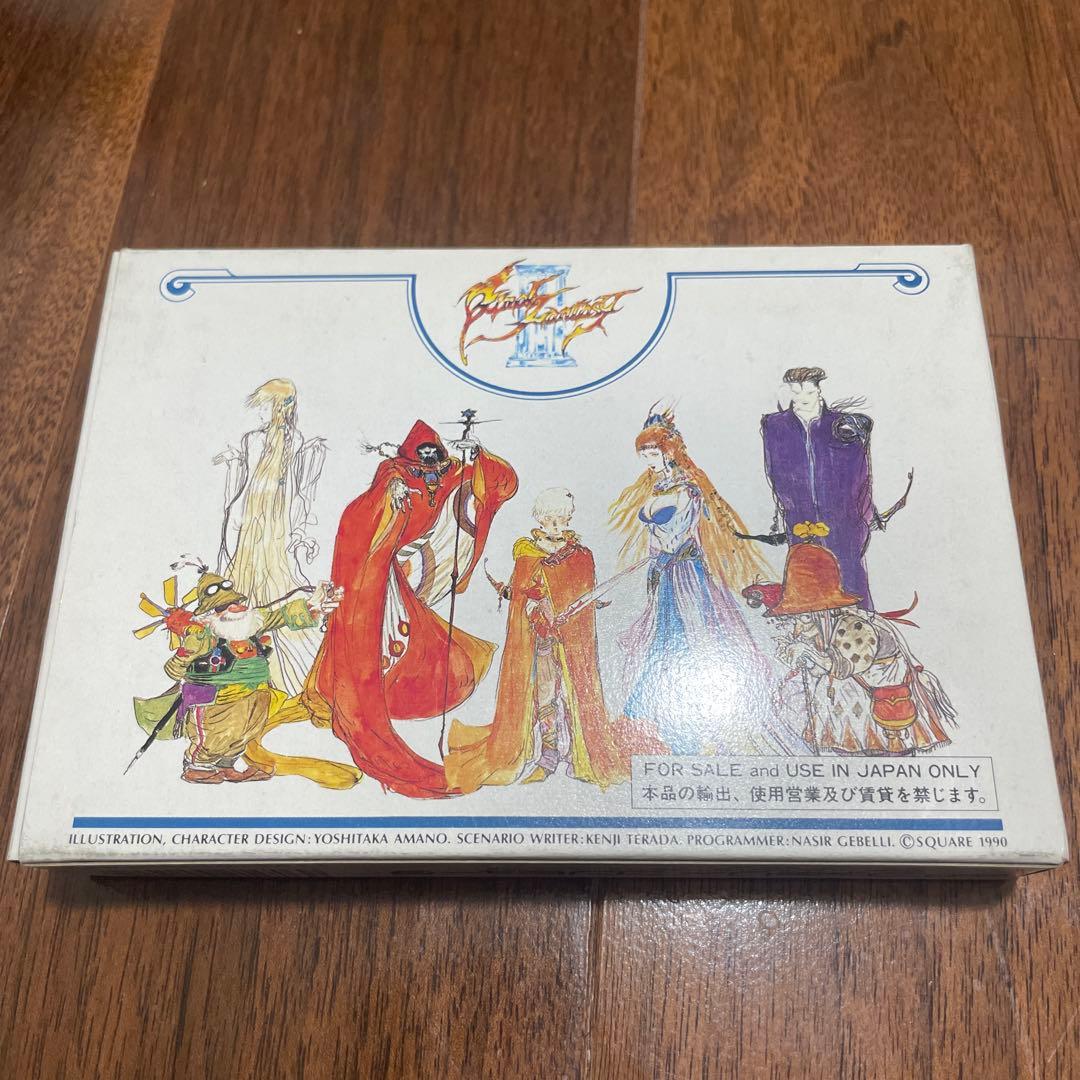【箱、取扱説明書付き】ファミリーコンピュータ用ソフト　ファイナルファンタジー3