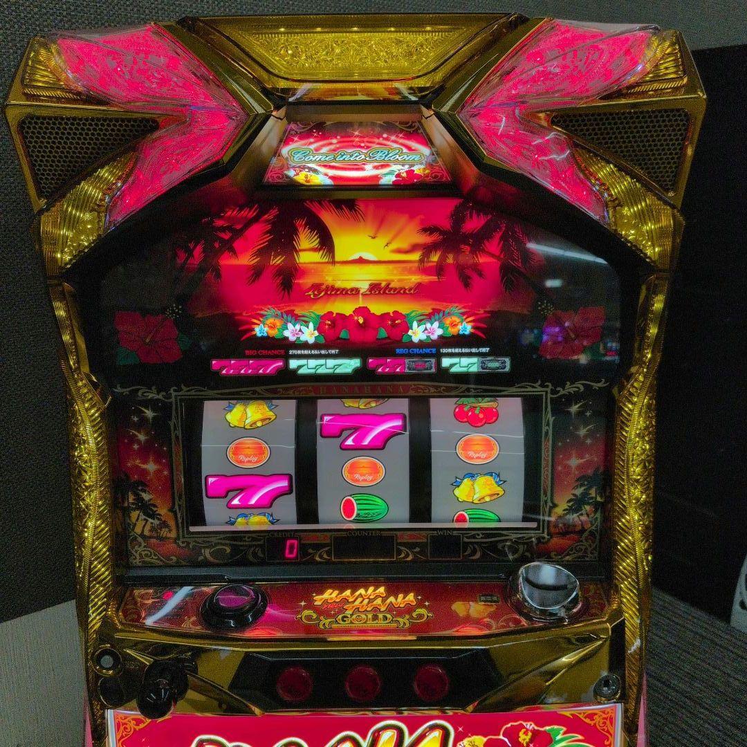 パチスロ実機　ニューハナハナゴールドEX−30 不要機付　送料無料