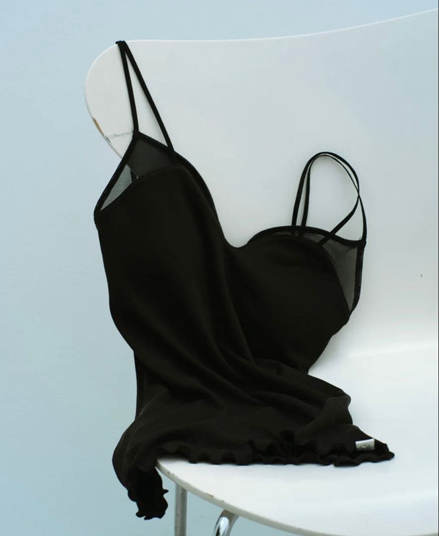 Mizuno×Ameri SHEER DOCKING CAMISOLE tops