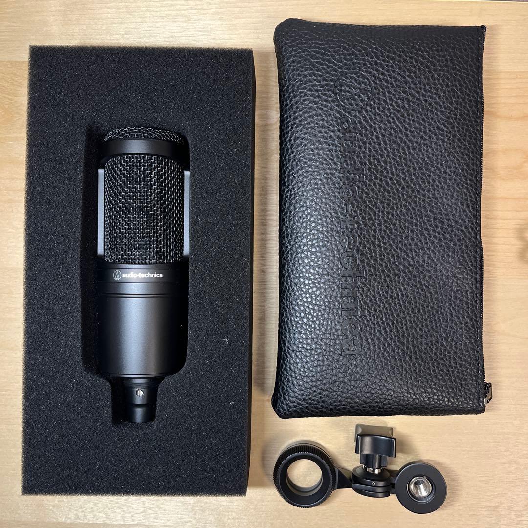 audio-technica AT2020コンデンサーマイク(スタンドなし)