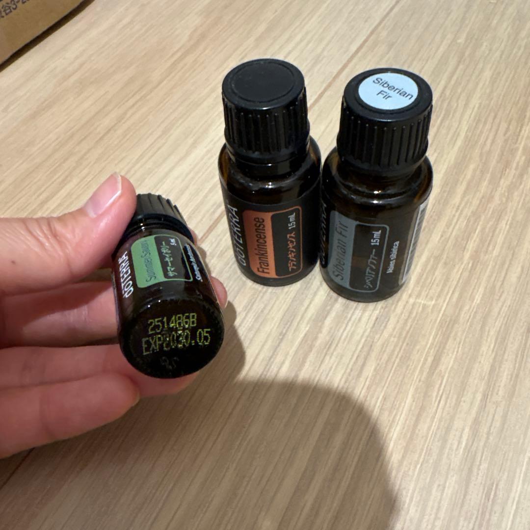 未開封doTERRA フランキンセンス/開封済み他2点