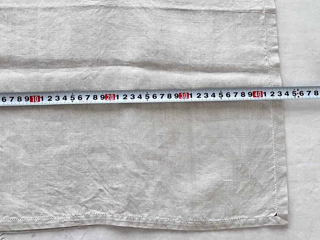 【美品】フランスアンティーク リシュリュー刺繍 天使のカーテンセット[3250]