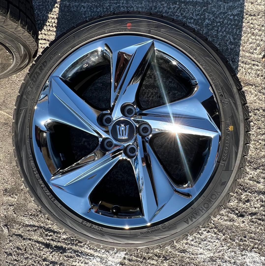 トヨタ　220クラウン　純正18インチスパッタリングホイール　225/45R18