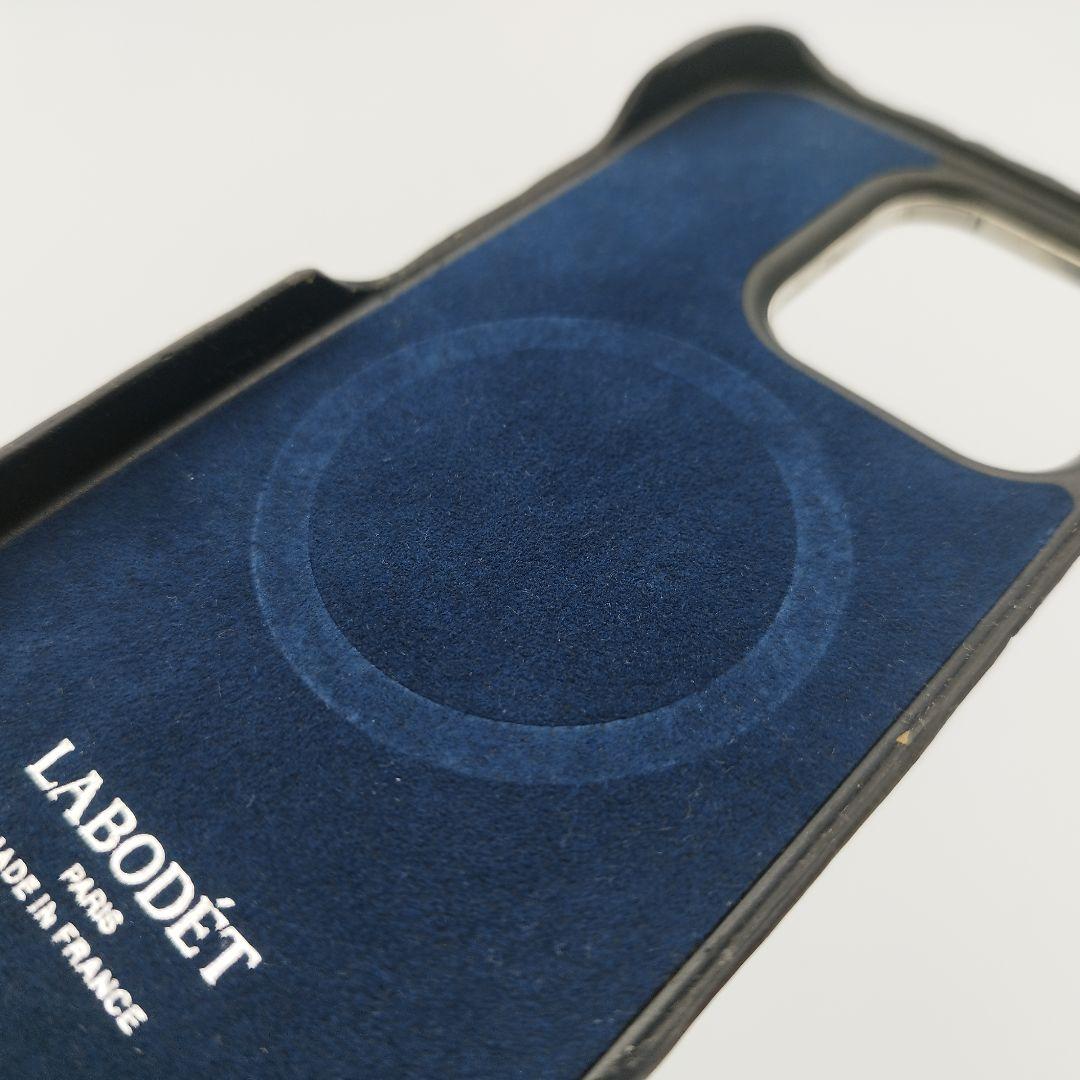 LABODET 本革 オーストリッチ スマホケース　iPhone 14 pro