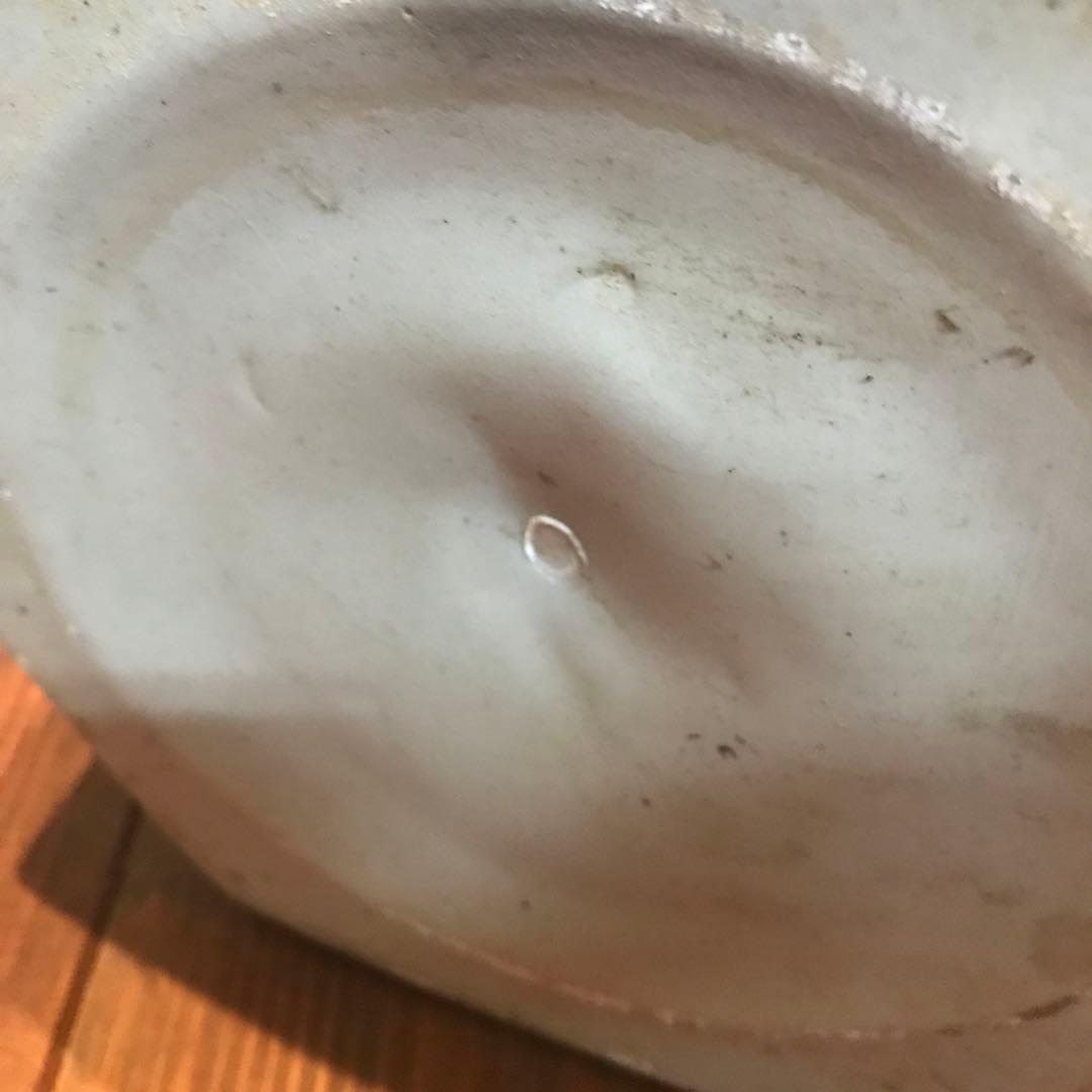 美品　陶器　傘立て　花柄　落ち着いた色合いと模様が素敵な　玄関先が華やかに