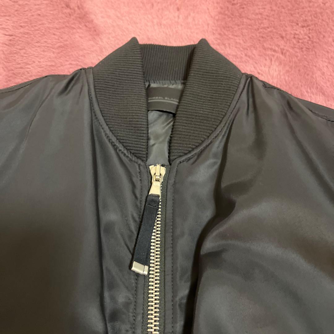 DIESEL BLACK GOLD MA-1ジャケット ブラック