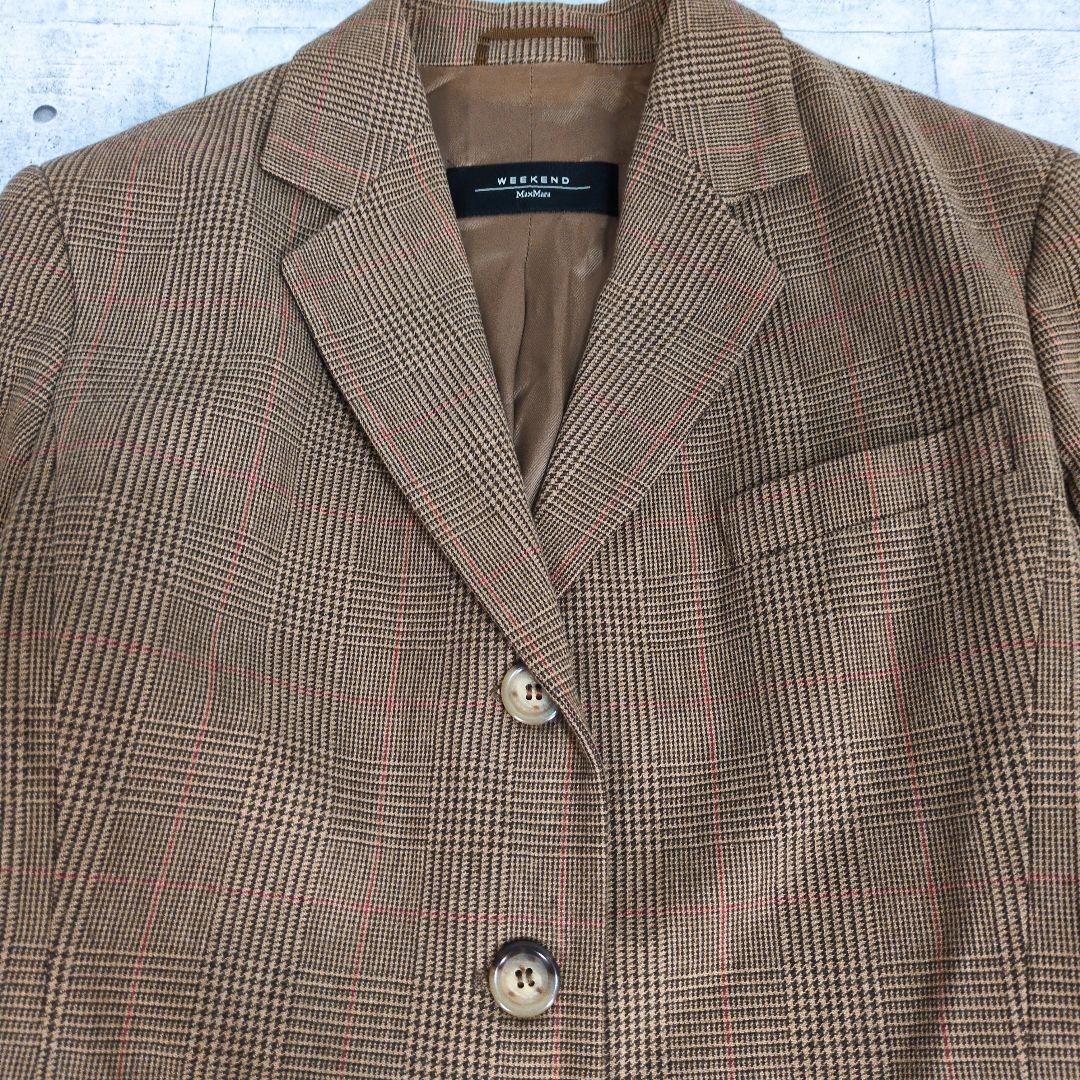 WEEKEND MaxMara テーラードジャケット 千鳥 グレンチェック XL