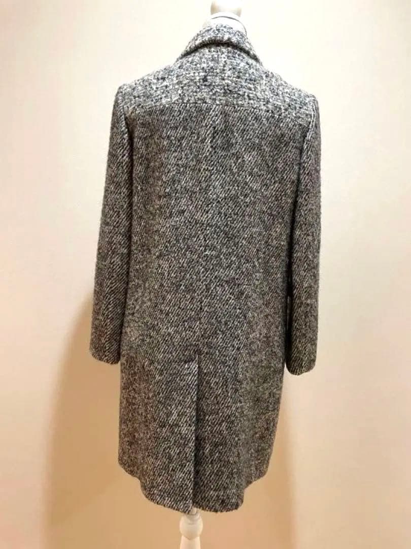 美品綺麗PAULE KA ツィードチェスターコート38 約180,000円