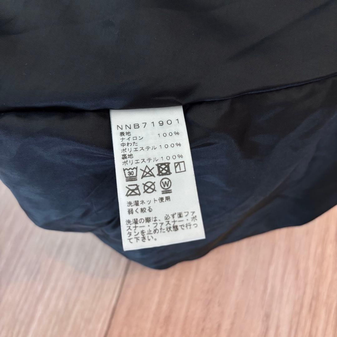 美品THE NORTH FACE シェルブランケット ネイビー　防寒ケープ
