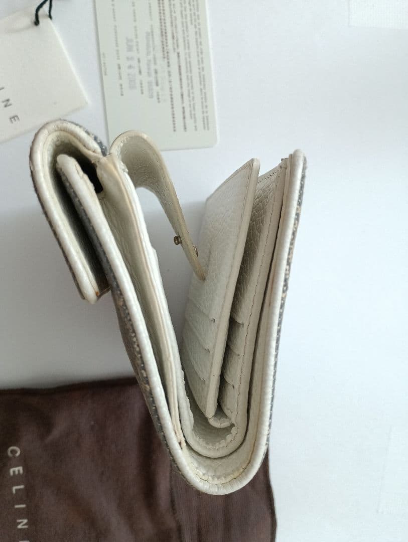 CELINE　セリーヌ　モノグラム　二つ折り財布　マカダム