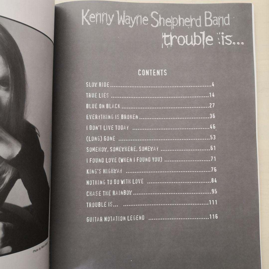 Kenny Wayne Shepherd Band　Trouble is　スコア
