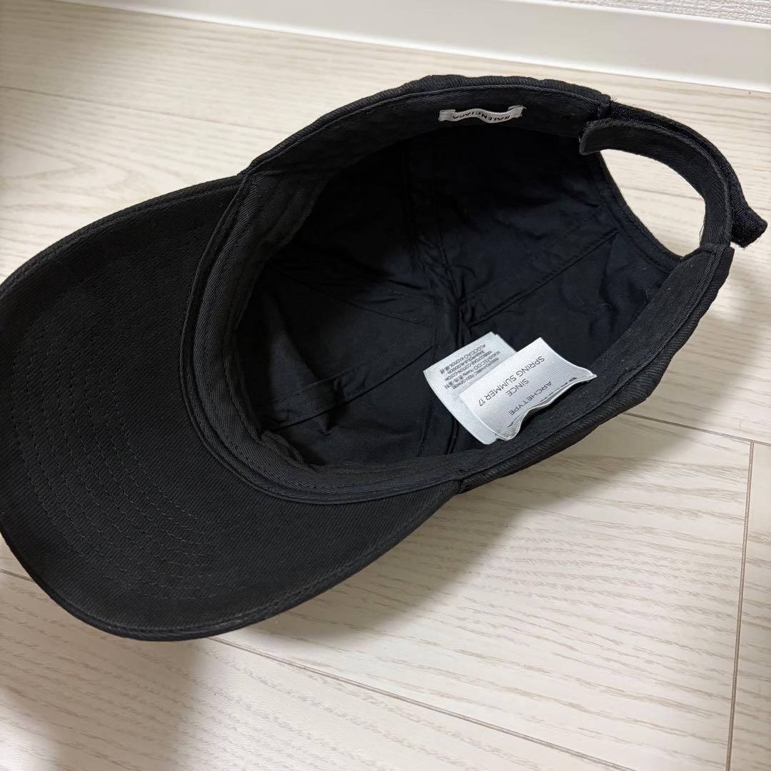 ✨美品✨BALENCIAGA　キャップ　L58 　新ロゴ　マジックテープ　黒