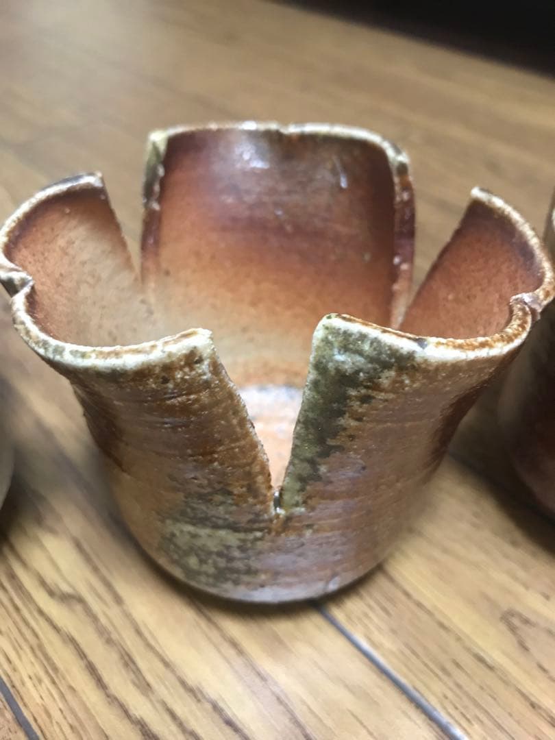 赤膚焼　泉窯　光包　割山椒6客