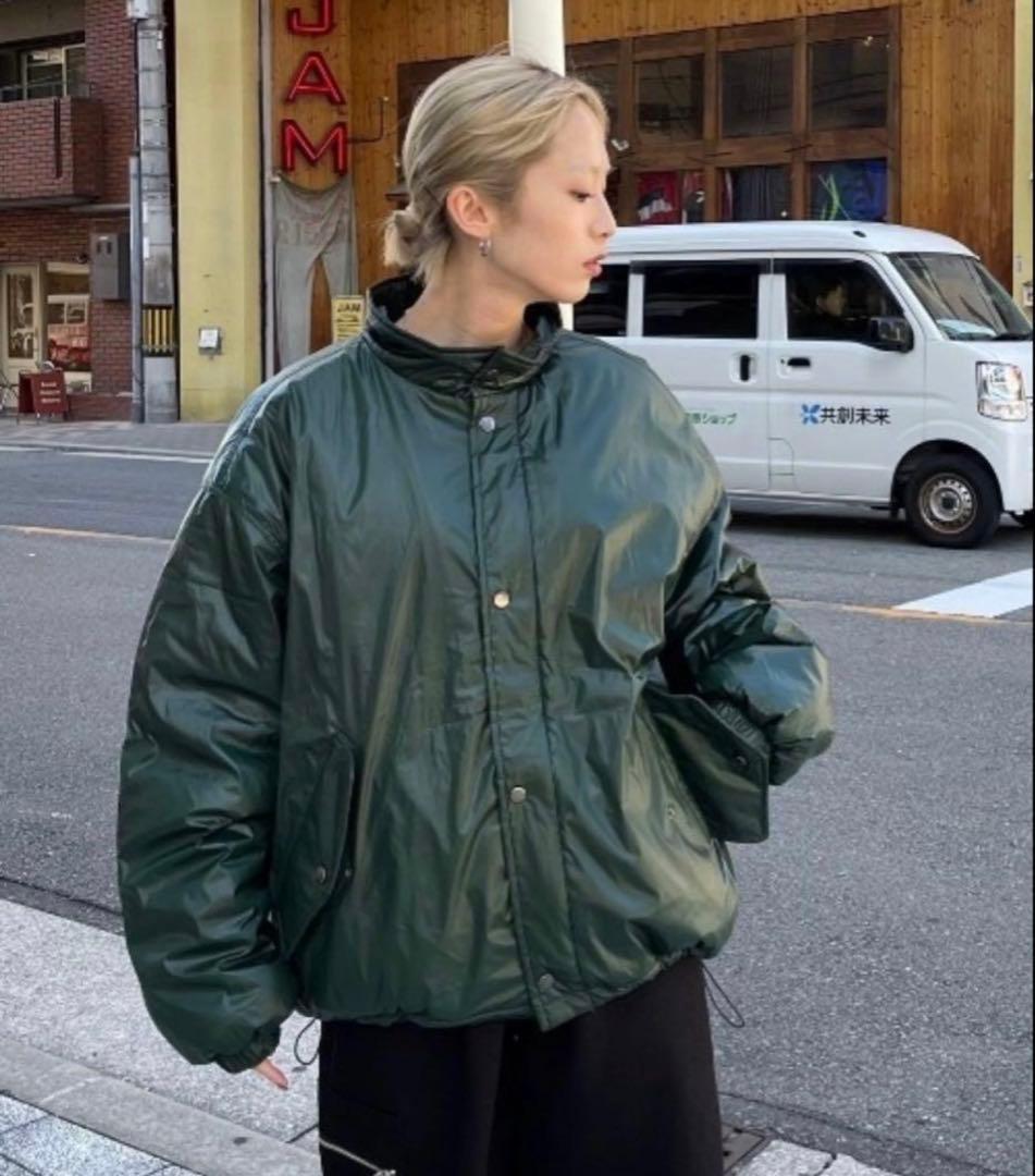 【Chikashitsu +】unisex padding blouson