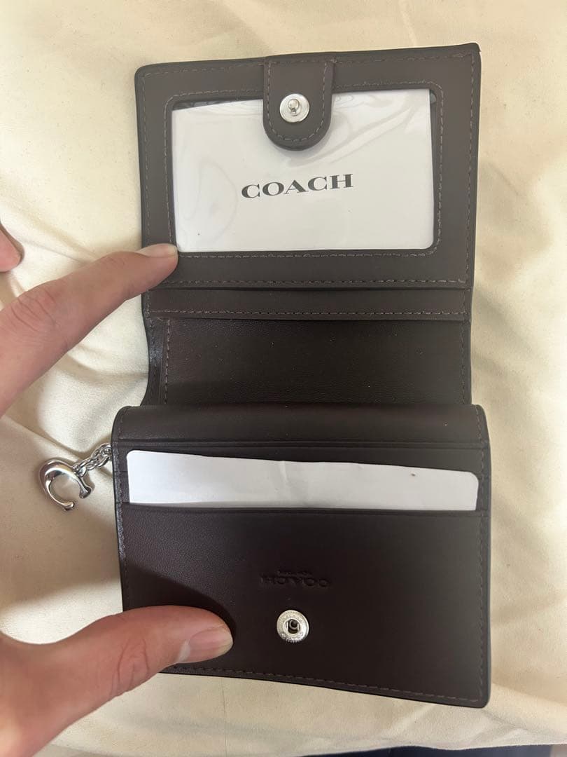 D*i様 COACH 二つ折り財布 黒