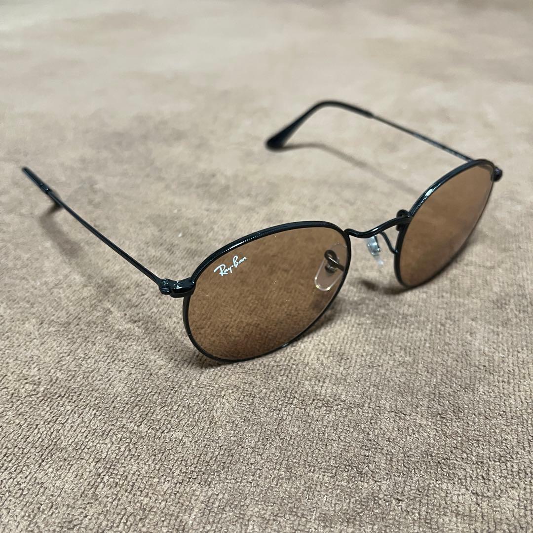 【美品】木村拓哉 レイバン ラウンドメタル サングラス サイズ50-21 ピンク