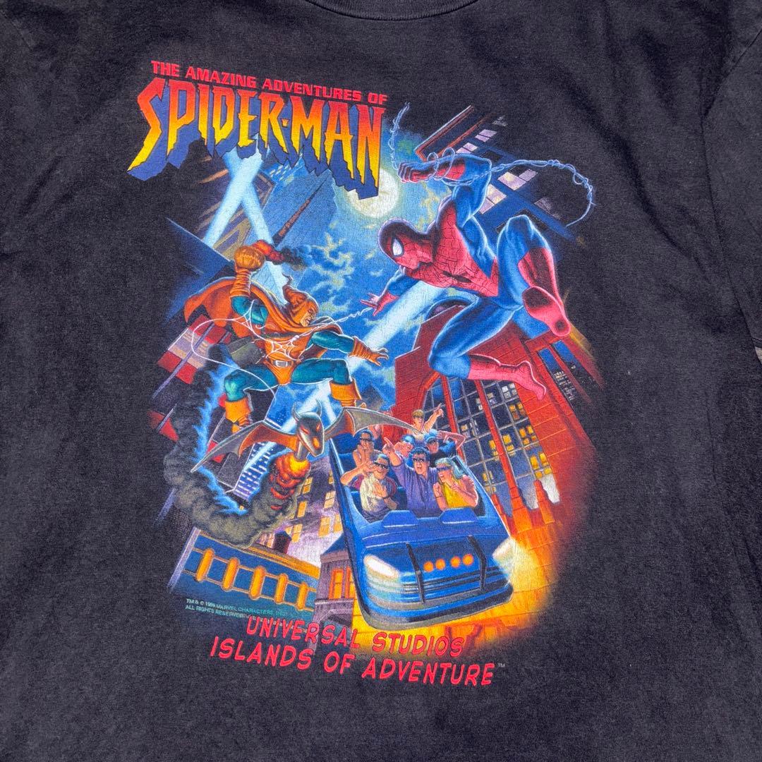 【私物祭②】 スパイダーマンザライド！ Tシャツ ヴィンテージ ユニバーサル