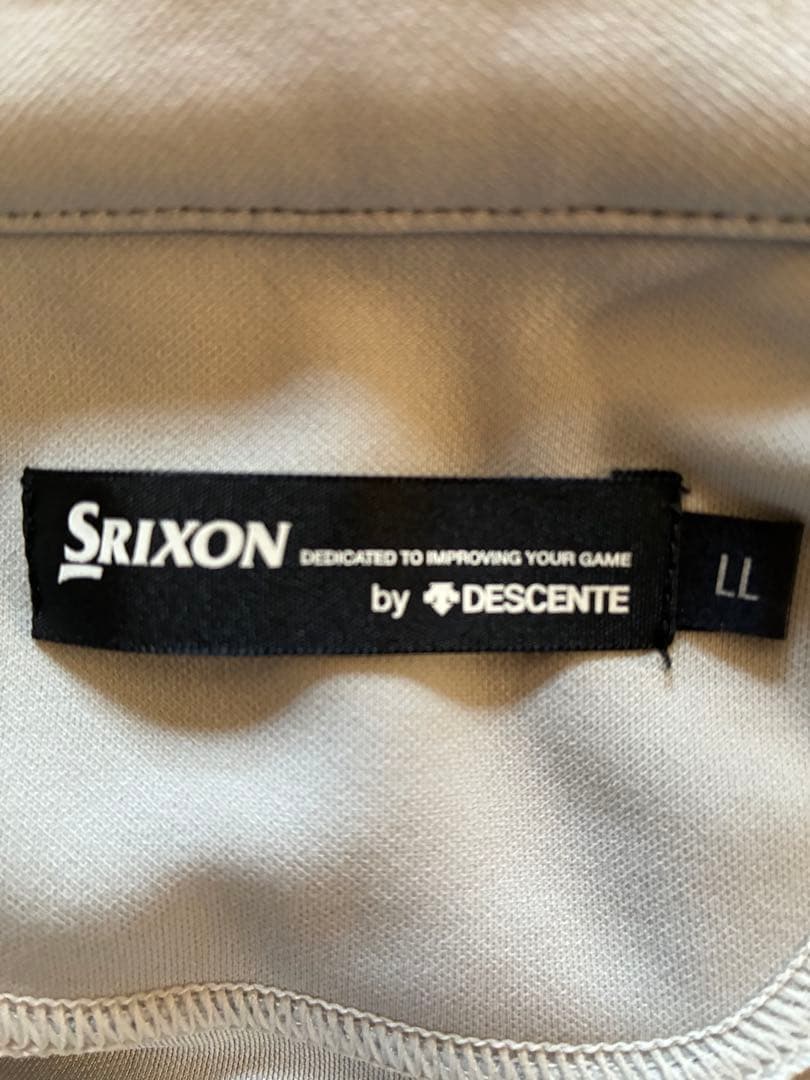 Srixon ハーフジップ セーター グレー　LLサイズ　デサント　ゴルフウェア