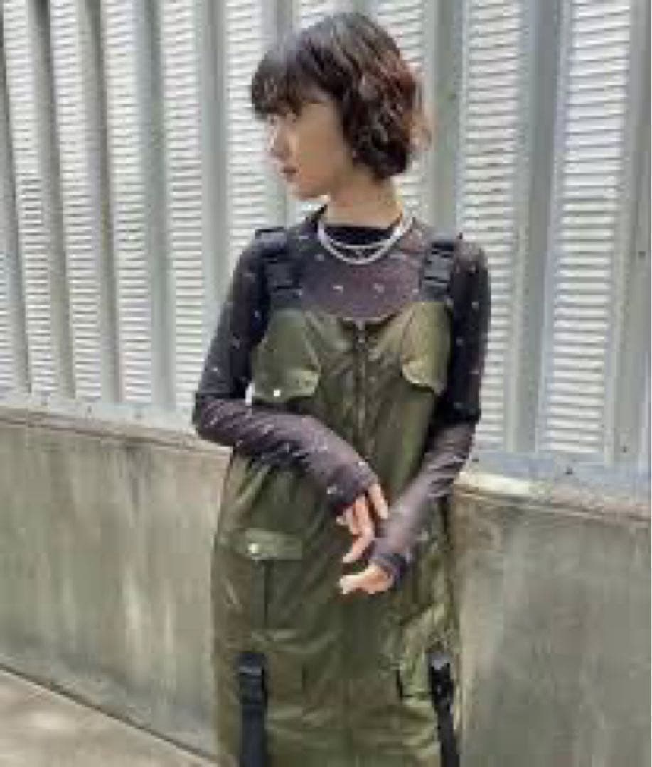 スカート AMERI vintageMILITARY WORK I LINE DRESS