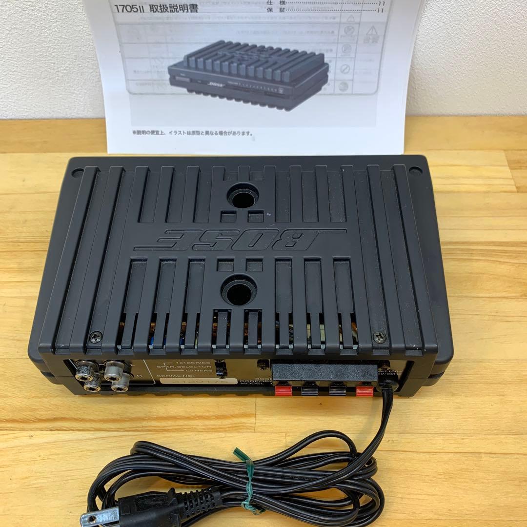 BOSE 1705Ⅱ ステレオパワーアンプ メンテナンス済 良好動作品