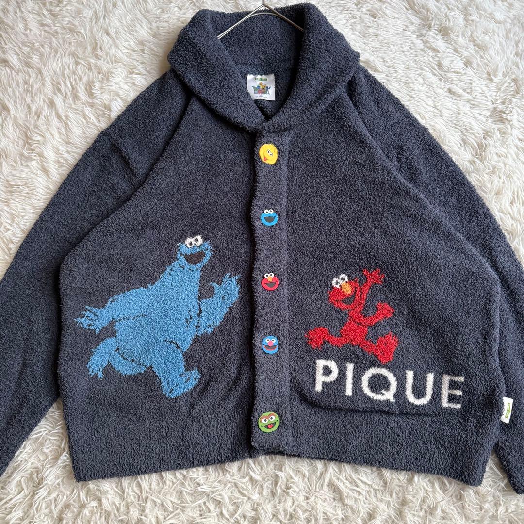 SESAME STREET × GELATO PIQUE カーディガン