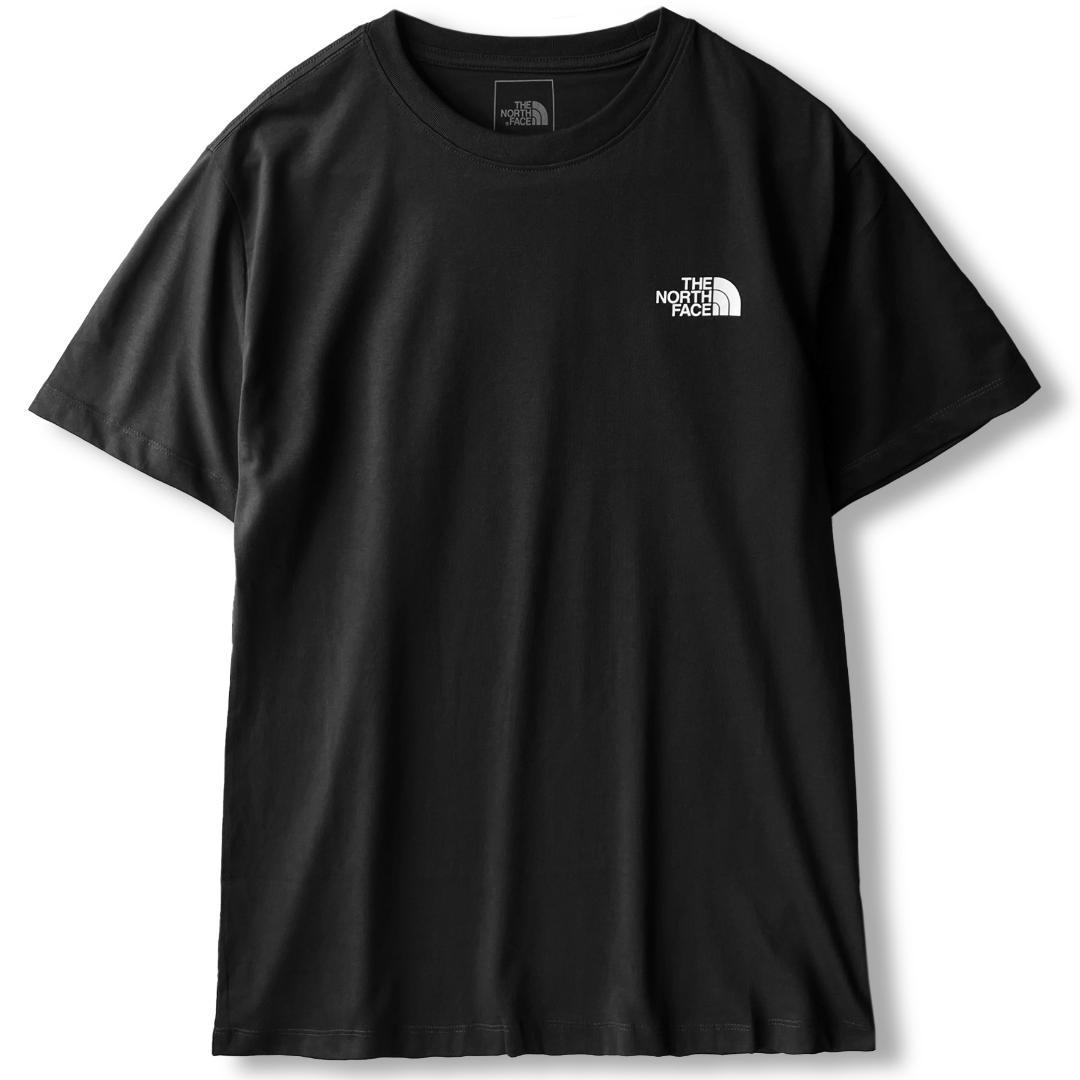 ノースフェイス Tシャツ メンズ 黒 白 海外3XL 日本5L相当 新品 box